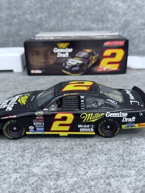 2005 Rusty Wallace #2 Miller Genuine Draft Retro Dodge 1/24 Diecast NASCAR